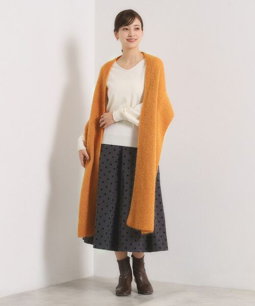 ITS'DEMO / イッツデモ マフラー・ショール・スヌード・ストール | 【手洗い可】艶ニットマフラー | 詳細5