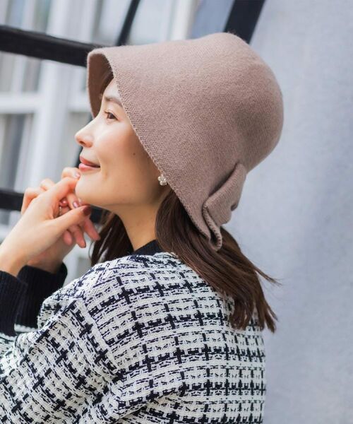 ITS'DEMO / イッツデモ ハット | 【手洗い可】サーモリボンスリットハット | 詳細1