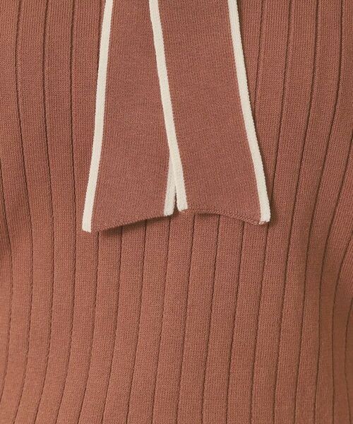 ITS'DEMO / イッツデモ ニット・セーター | 【手洗い可】配色ボウタイニット | 詳細14