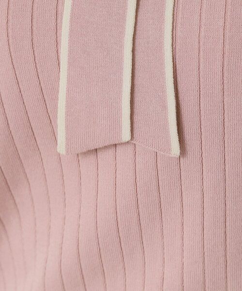 ITS'DEMO / イッツデモ ニット・セーター | 【手洗い可】配色ボウタイニット | 詳細18