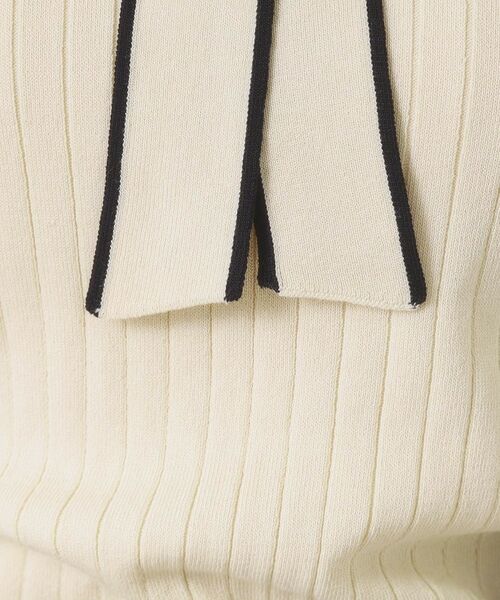 ITS'DEMO / イッツデモ ニット・セーター | 【手洗い可】配色ボウタイニット | 詳細6