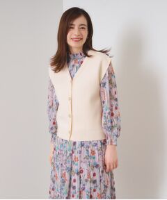 ITS'DEMO / イッツデモ ニット・セーター | 【手洗い可】Vネックニットジレ