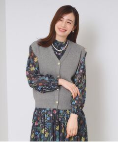 ITS'DEMO / イッツデモ ニット・セーター | 【手洗い可】Vネックニットジレ