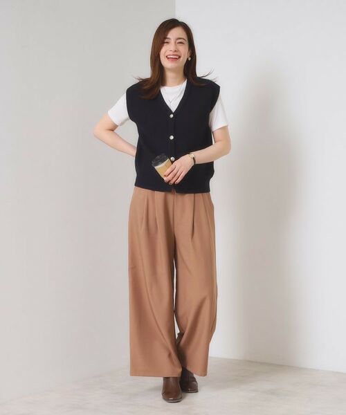 ITS'DEMO / イッツデモ ニット・セーター | 【手洗い可】Vネックニットジレ | 詳細12