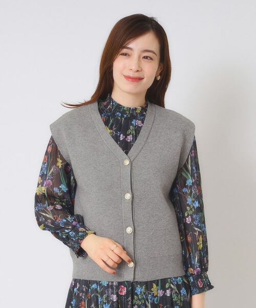 ITS'DEMO / イッツデモ ニット・セーター | 【手洗い可】Vネックニットジレ | 詳細15