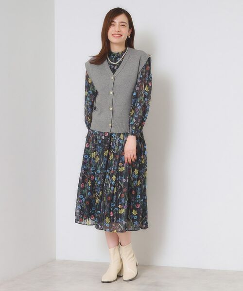 ITS'DEMO / イッツデモ ニット・セーター | 【手洗い可】Vネックニットジレ | 詳細8