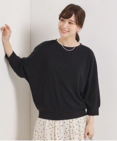 ITS'DEMO / イッツデモ カットソー | 【手洗い可】ラメポンチドルマントップス