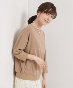 ITS'DEMO / イッツデモ カットソー | 【手洗い可】ラメポンチドルマントップス