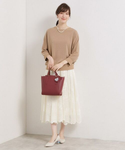 ITS'DEMO / イッツデモ カットソー | 【手洗い可】ラメポンチドルマントップス | 詳細11