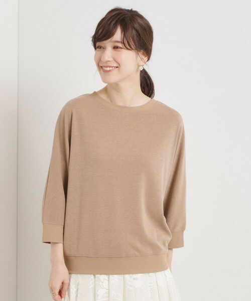 ITS'DEMO / イッツデモ カットソー | 【手洗い可】ラメポンチドルマントップス | 詳細13