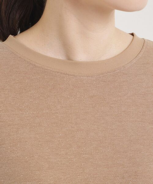 ITS'DEMO / イッツデモ カットソー | 【手洗い可】ラメポンチドルマントップス | 詳細16