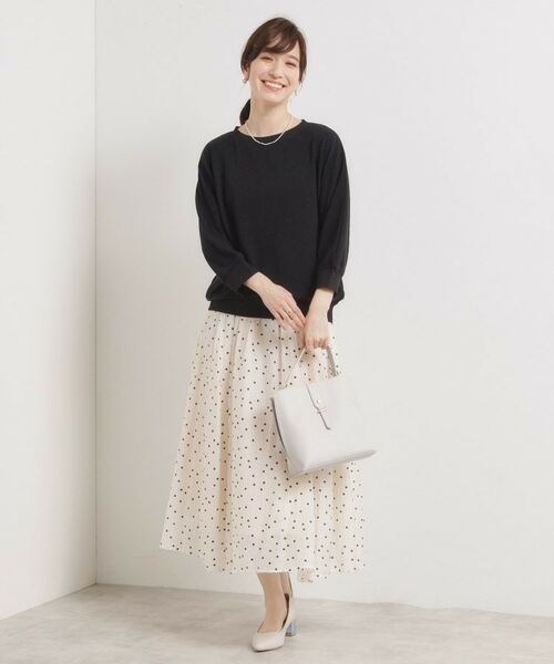 ITS'DEMO / イッツデモ カットソー | 【手洗い可】ラメポンチドルマントップス | 詳細7