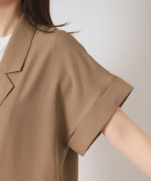 ITS'DEMO / イッツデモ テーラードジャケット | 【手洗い可／セットアップ可】5分袖ジャケット | 詳細17