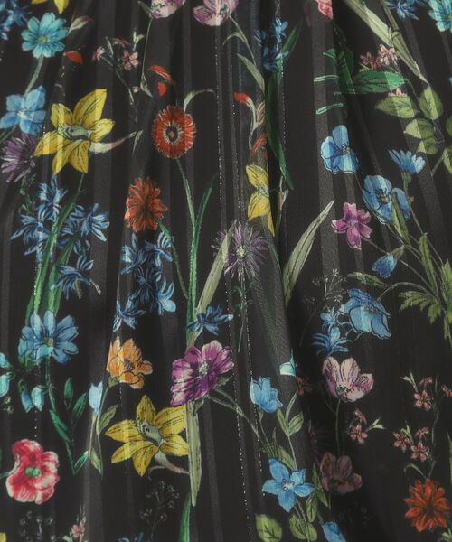 ITS'DEMO / イッツデモ シャツ・ブラウス | 【手洗い可／セットアップ可】ラメストライプ花柄ブラウス | 詳細10