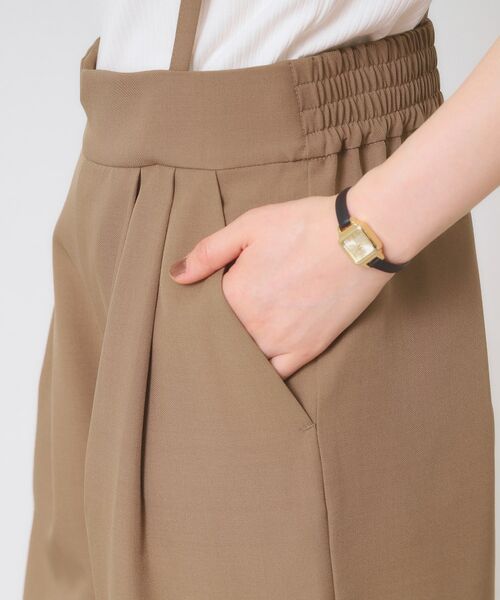 ITS'DEMO / イッツデモ パンツ | 【手洗い可／セットアップ可】サス付きワイドパンツ | 詳細23