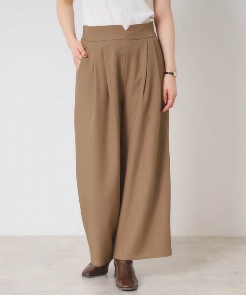 ITS'DEMO / イッツデモ パンツ | 【手洗い可／セットアップ可】サス付きワイドパンツ | 詳細25