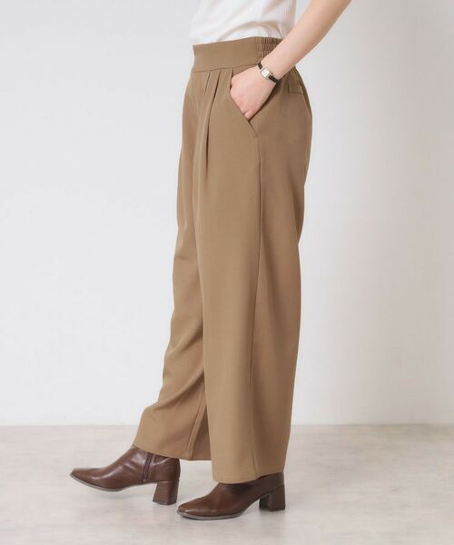 ITS'DEMO / イッツデモ パンツ | 【手洗い可／セットアップ可】サス付きワイドパンツ | 詳細26