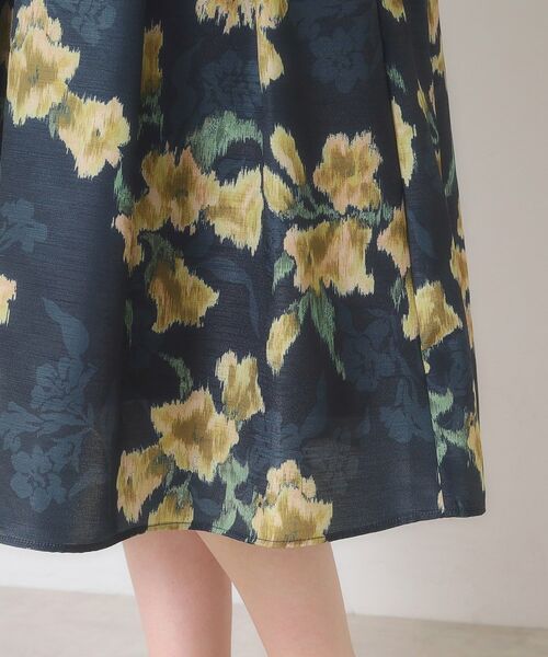 ITS'DEMO / イッツデモ スカート | 【手洗い可】花柄シャンタンスカート | 詳細20