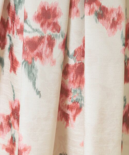 ITS'DEMO / イッツデモ スカート | 【手洗い可】花柄シャンタンスカート | 詳細6