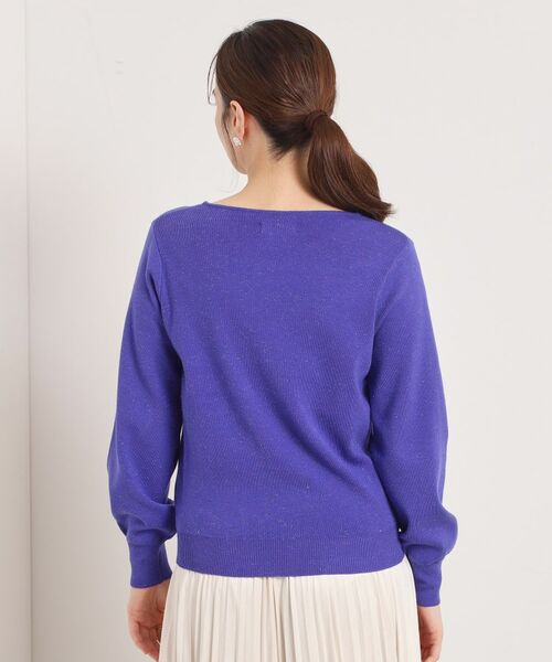 ITS'DEMO / イッツデモ ニット・セーター | 【手洗い可】アンジェリーナ総針vネックニット | 詳細25