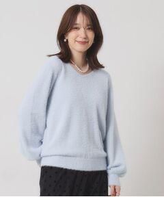 ITS'DEMO / イッツデモ ニット・セーター | 【手洗い可】ラメフェザーヤーンニット