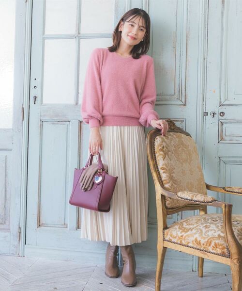 ITS'DEMO / イッツデモ ニット・セーター | 【手洗い可】ラメフェザーヤーンニット | 詳細1