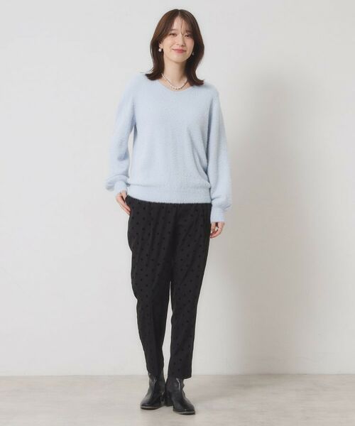 ITS'DEMO / イッツデモ ニット・セーター | 【手洗い可】ラメフェザーヤーンニット | 詳細12