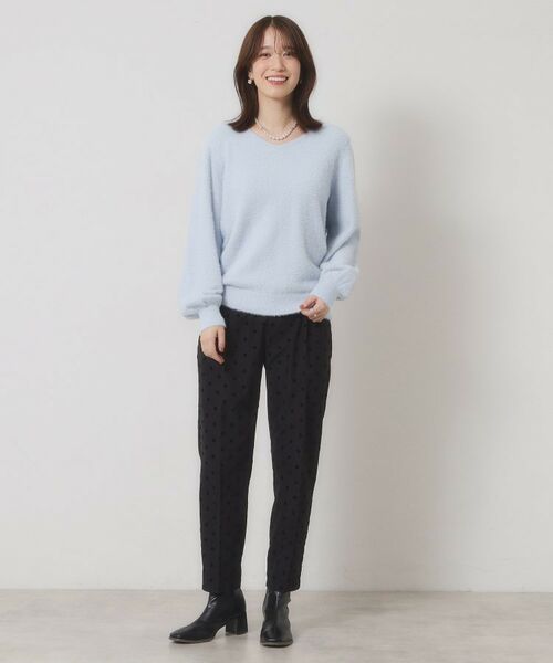 ITS'DEMO / イッツデモ ニット・セーター | 【手洗い可】ラメフェザーヤーンニット | 詳細13