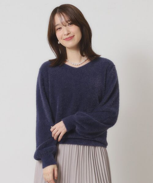 ITS'DEMO / イッツデモ ニット・セーター | 【手洗い可】ラメフェザーヤーンニット | 詳細15