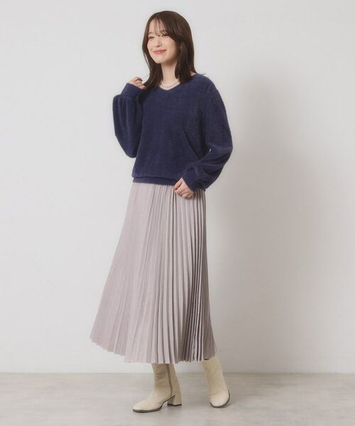 ITS'DEMO / イッツデモ ニット・セーター | 【手洗い可】ラメフェザーヤーンニット | 詳細16