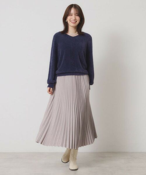 ITS'DEMO / イッツデモ ニット・セーター | 【手洗い可】ラメフェザーヤーンニット | 詳細17