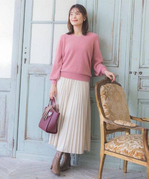 ITS'DEMO / イッツデモ ニット・セーター | 【手洗い可】ラメフェザーヤーンニット | 詳細2