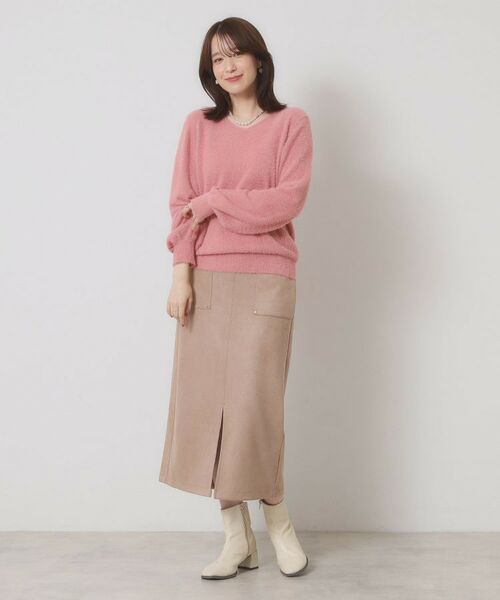 ITS'DEMO / イッツデモ ニット・セーター | 【手洗い可】ラメフェザーヤーンニット | 詳細21