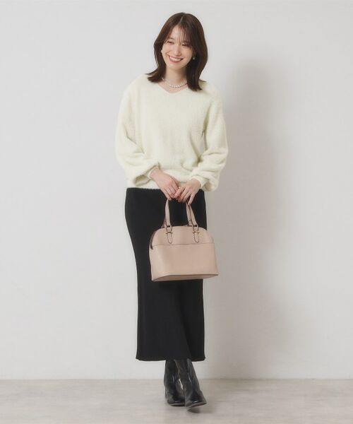 ITS'DEMO / イッツデモ ニット・セーター | 【手洗い可】ラメフェザーヤーンニット | 詳細4