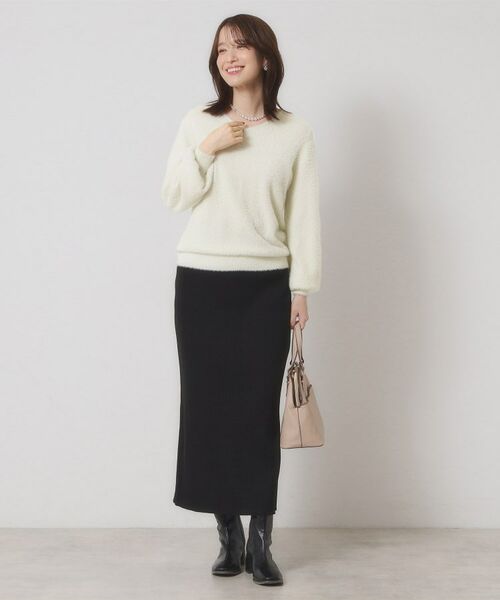 ITS'DEMO / イッツデモ ニット・セーター | 【手洗い可】ラメフェザーヤーンニット | 詳細5