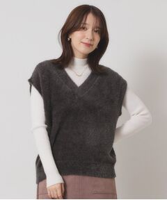 ITS'DEMO / イッツデモ ニット・セーター | 【手洗い可】フェザーヤーンニットジレ