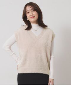 ITS'DEMO / イッツデモ ニット・セーター | 【手洗い可】フェザーヤーンニットジレ