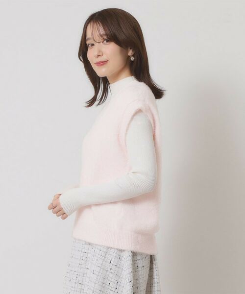 ITS'DEMO / イッツデモ ニット・セーター | 【手洗い可】フェザーヤーンニットジレ | 詳細14