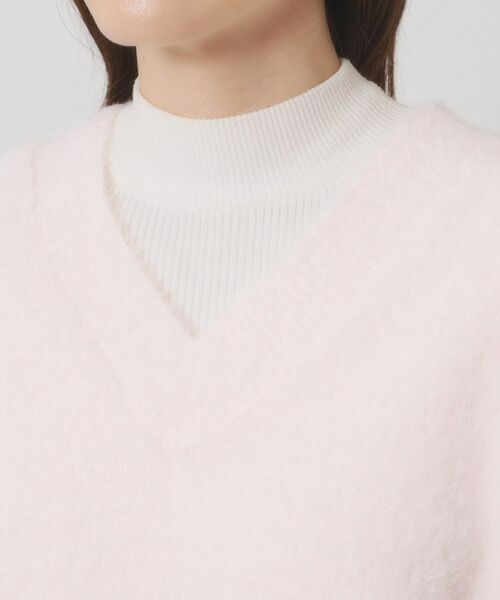 ITS'DEMO / イッツデモ ニット・セーター | 【手洗い可】フェザーヤーンニットジレ | 詳細16