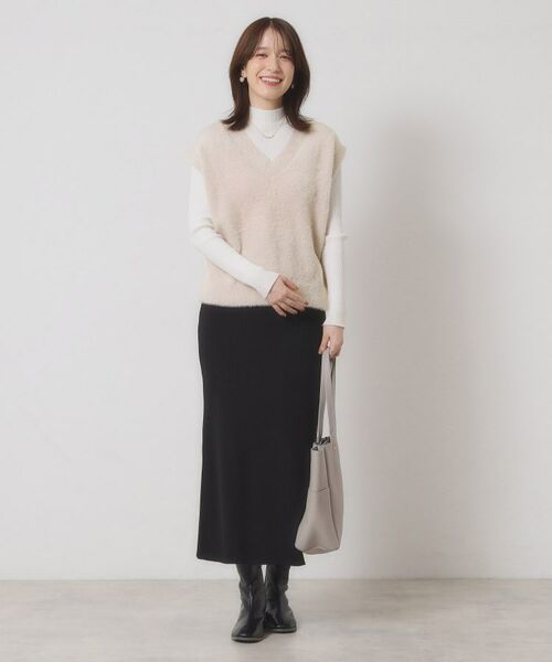 ITS'DEMO / イッツデモ ニット・セーター | 【手洗い可】フェザーヤーンニットジレ | 詳細6