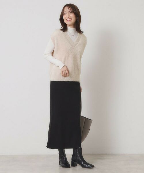 ITS'DEMO / イッツデモ ニット・セーター | 【手洗い可】フェザーヤーンニットジレ | 詳細7