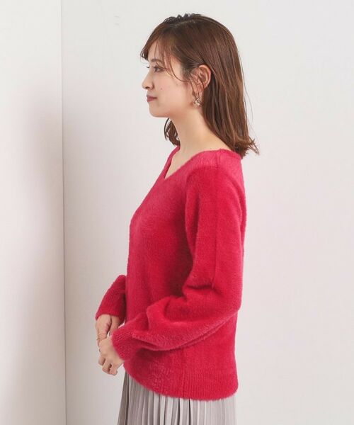 ITS'DEMO / イッツデモ ニット・セーター | 【手洗い可】フェザーヤーンVネックニット | 詳細24
