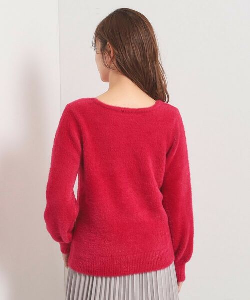 ITS'DEMO / イッツデモ ニット・セーター | 【手洗い可】フェザーヤーンVネックニット | 詳細25