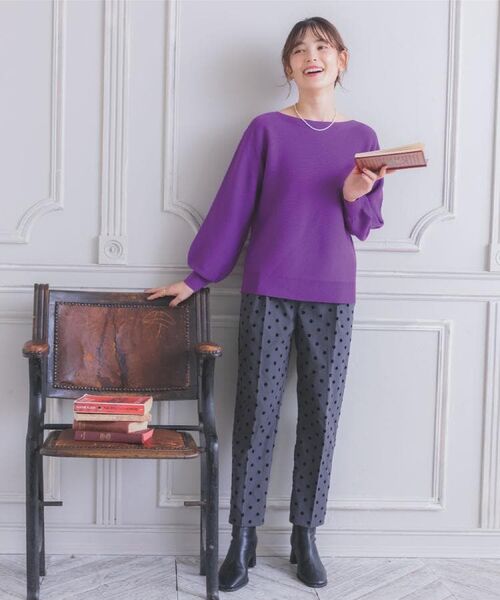 ITS'DEMO / イッツデモ ニット・セーター | 【手洗い可】ラメガーターニット | 詳細1