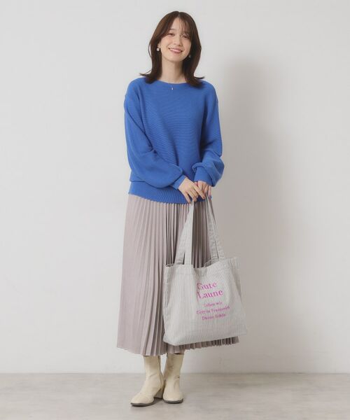 ITS'DEMO / イッツデモ ニット・セーター | 【手洗い可】ラメガーターニット | 詳細17