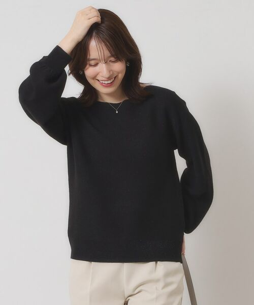 ITS'DEMO / イッツデモ ニット・セーター | 【手洗い可】ラメガーターニット | 詳細7