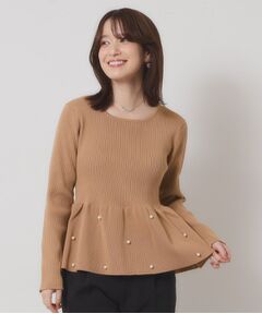 ITS'DEMO / イッツデモ ニット・セーター | 【手洗い可】ペプラムニット