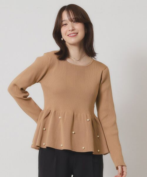 ITS'DEMO / イッツデモ ニット・セーター | 【手洗い可】ペプラムニット | 詳細13