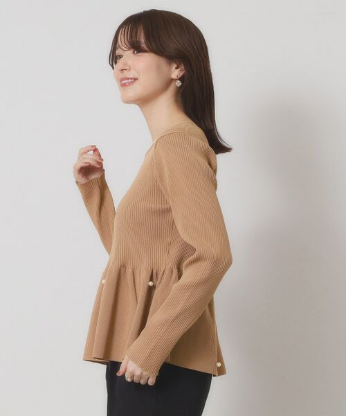 ITS'DEMO / イッツデモ ニット・セーター | 【手洗い可】ペプラムニット | 詳細14