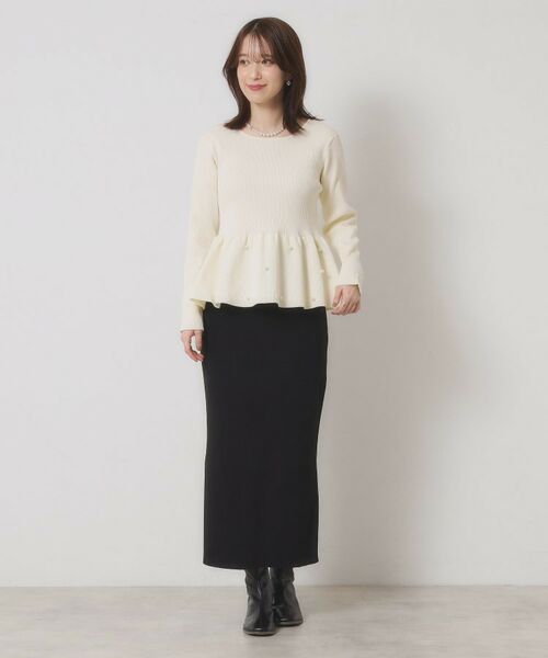 ITS'DEMO / イッツデモ ニット・セーター | 【手洗い可】ペプラムニット | 詳細2
